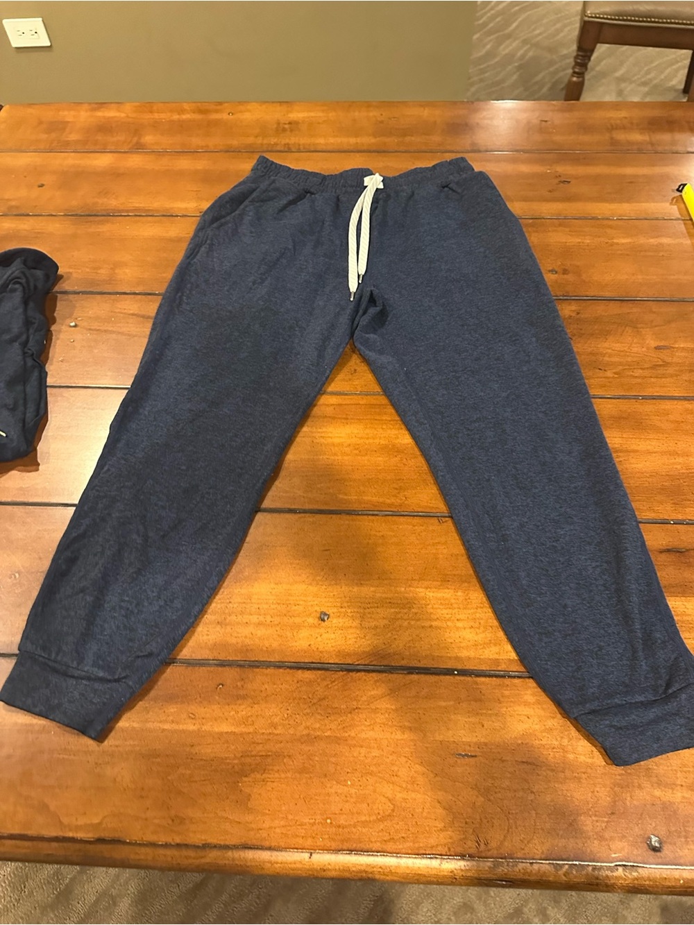 Vuori Navy Blue Drawstring Joggers - Picture 2 of 5